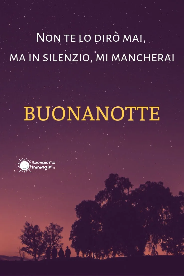 buonanotte o buona notte immagini