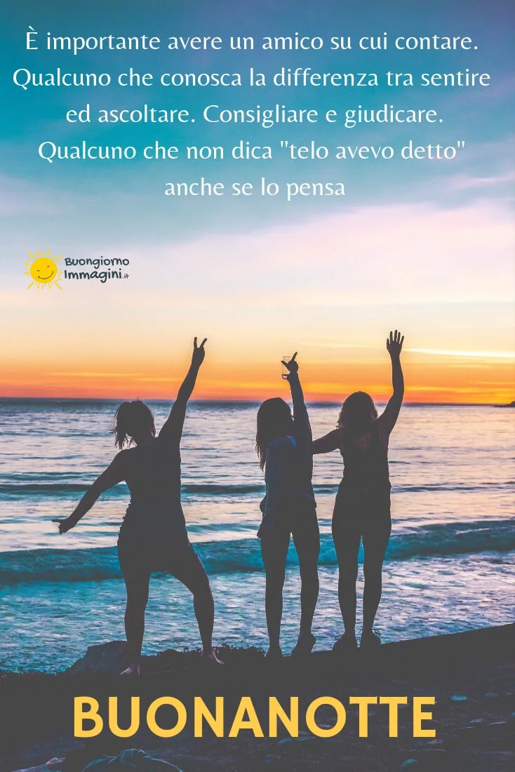 video buonanotte amici