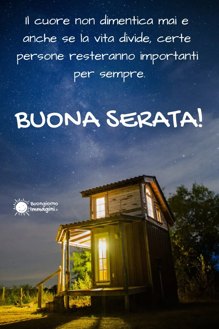 pensiero della sera frasi