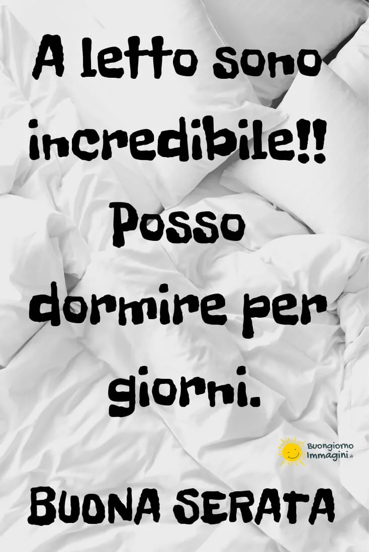 buonasera divertente