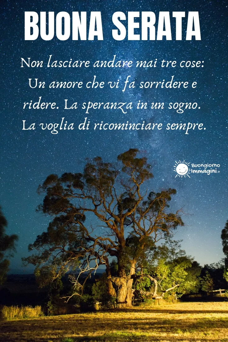 frasi di buona serata