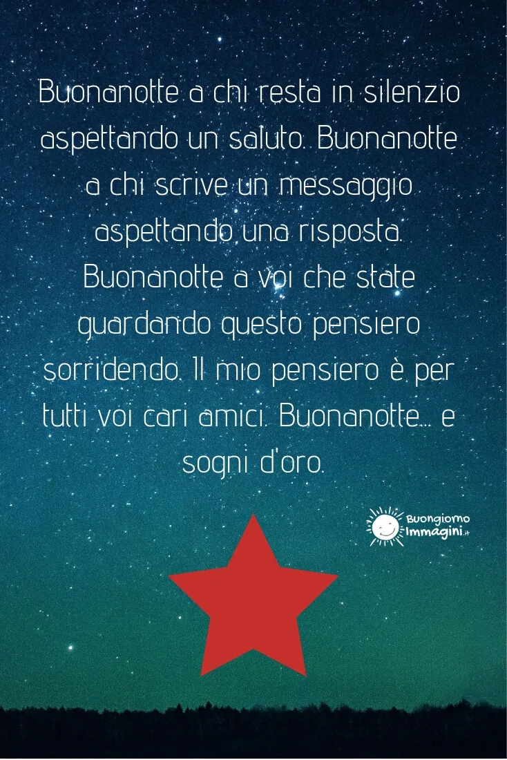 buona notte amici