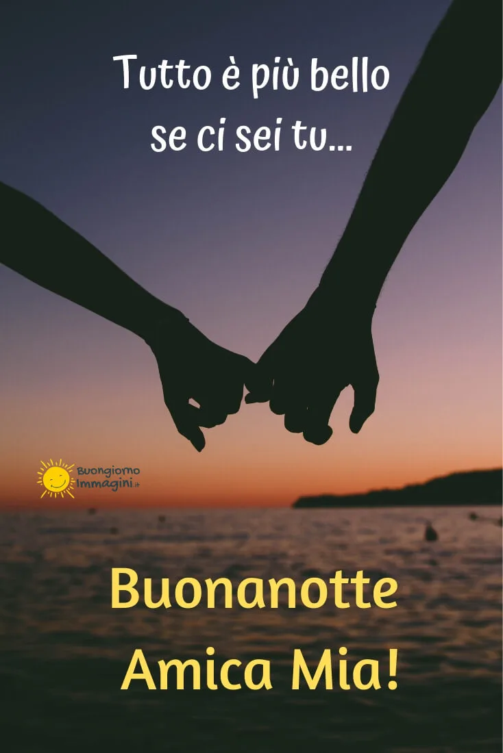buonanotte amica