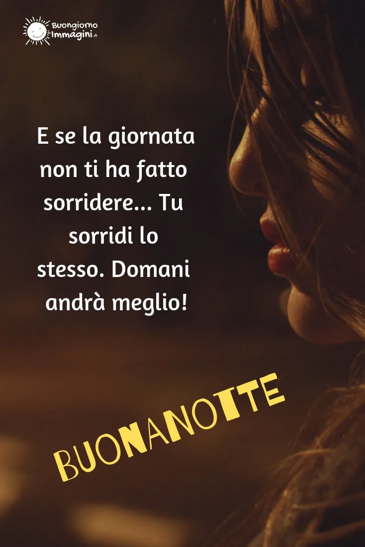 frase di buonanotte