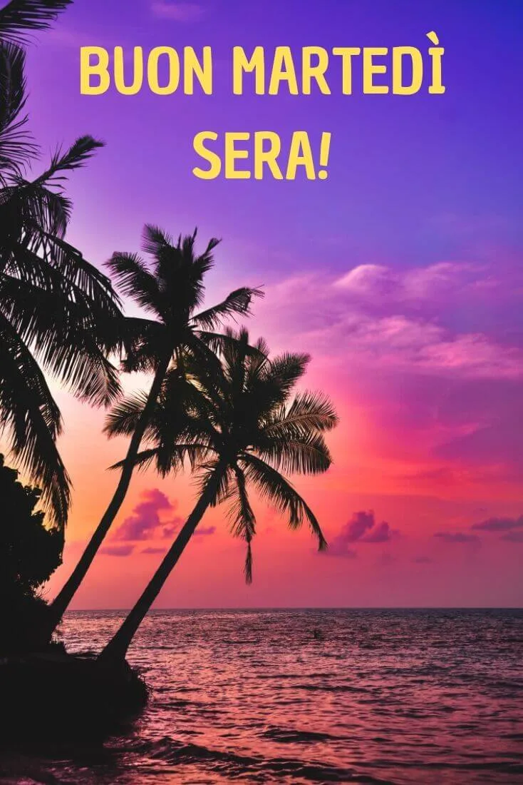 buon martedi sera