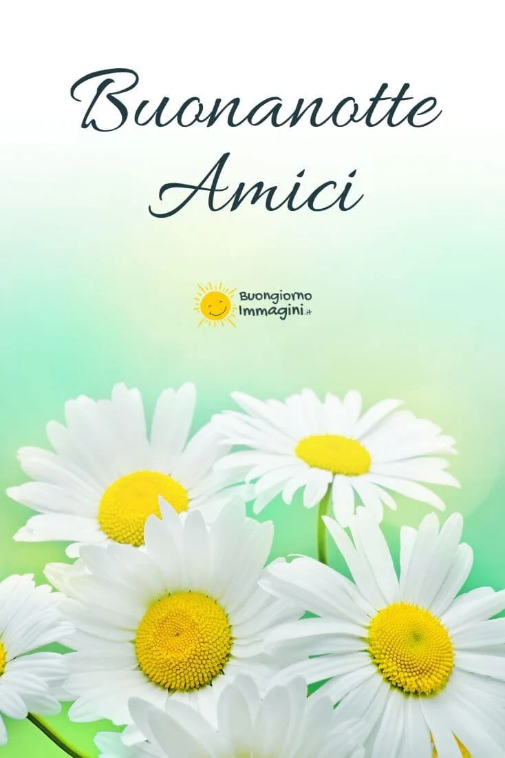 buonanotte con i fiori