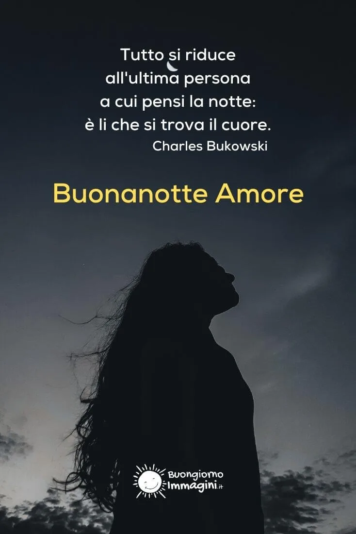 frasi buonanotte amore