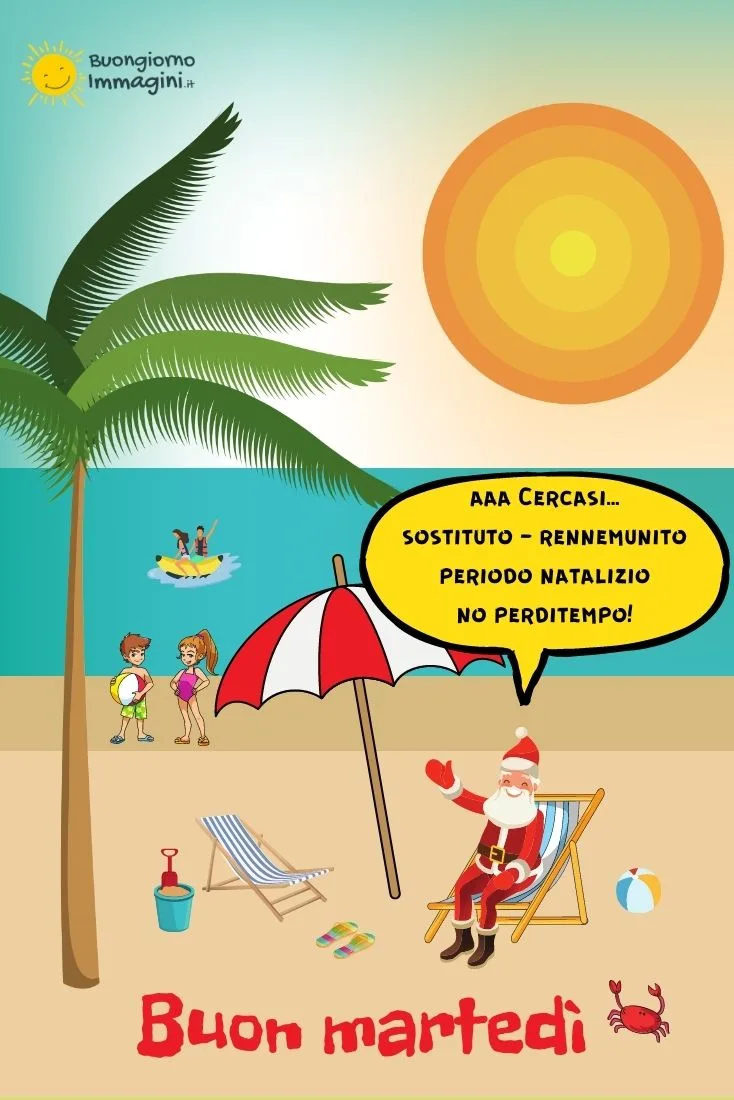 buon martedi natalizio gif