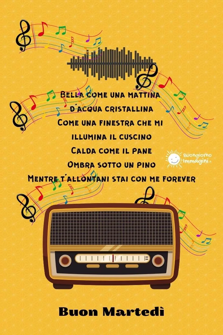 augurare un buon martedi