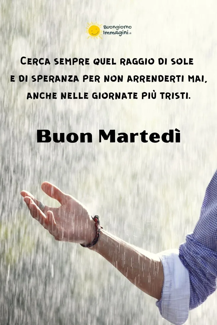 immagini buon martedi con pioggia