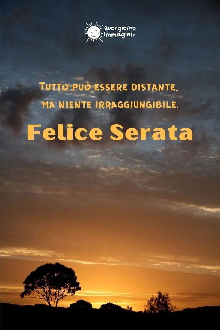 felice serata immagini