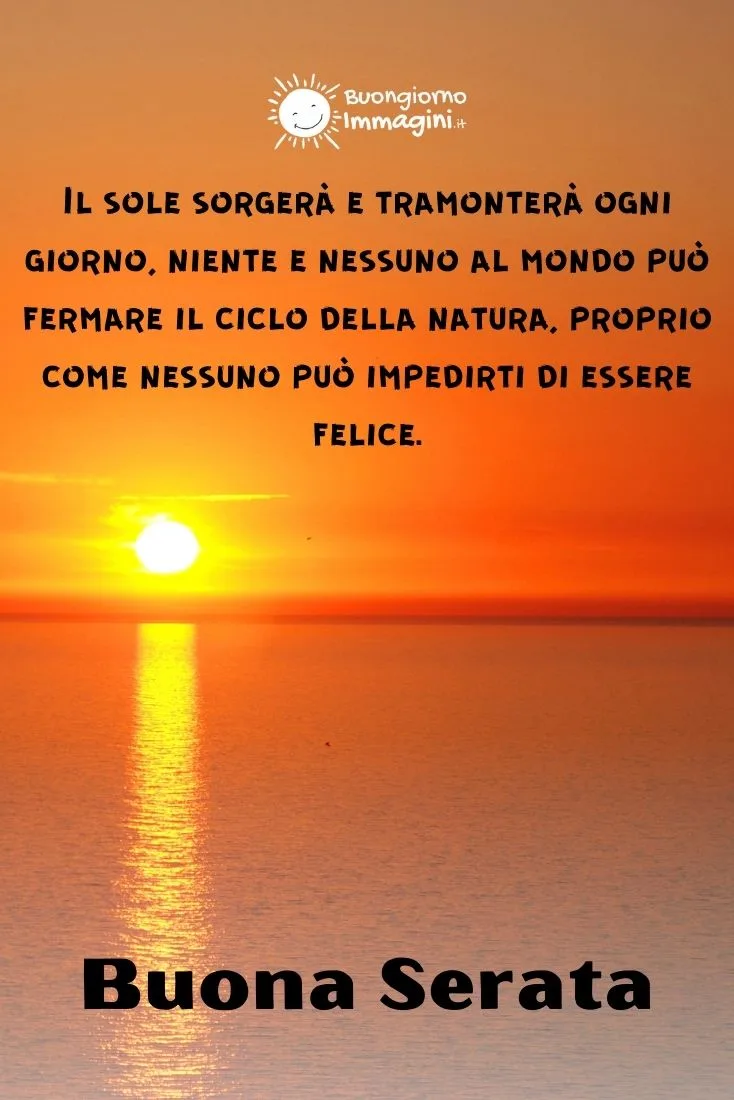 aforismi buona serata